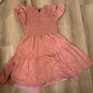 Pink spring/fall dress